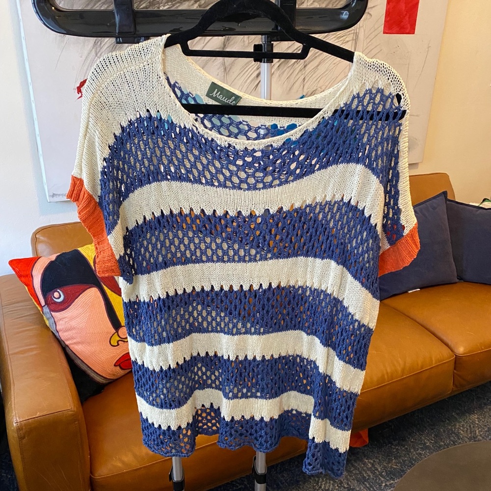 Anthropologie Maude brand knit cover up